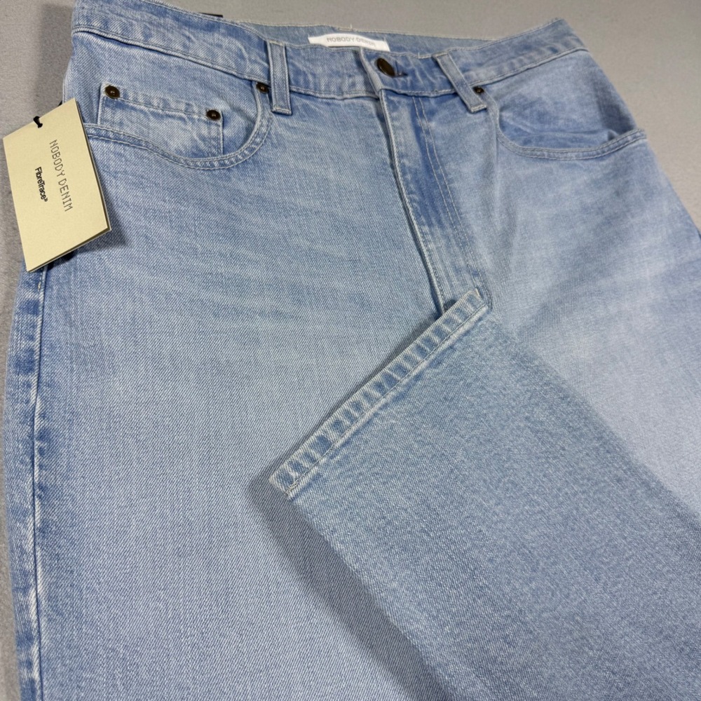 Nobody Denim Frankie Ankle Stretch Petit Ultra High Rise Slim Jeans Blue 30
